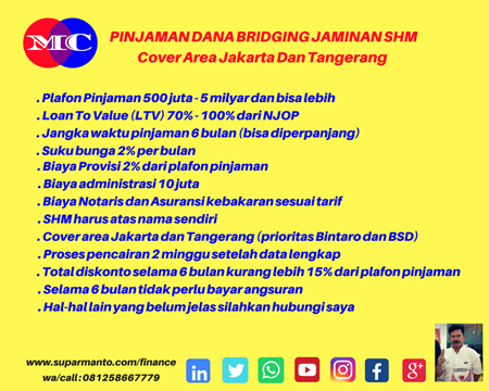 Dana Bridging Bunga Rendah di Jakarta