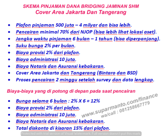 Pinjaman Dana Bridging Di Kelapa Gading