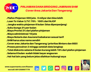 Dana Bridging Jaminan SHM di Pejaten