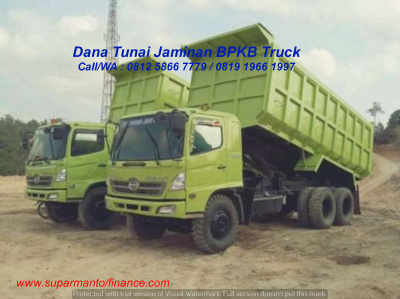 Dana Tunai Jaminan BPKB Truck Trailer