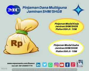 Pinjaman Jaminan SHM/SHGB/AJB Area Jabodetabek
